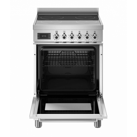 BERTAZZONI PRO6 4I 1E BI T Κουζίνα Ηλεκτρική με Επαγωγικές Εστίες 60cm Λευκό